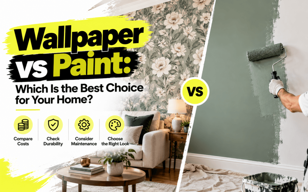 Wallpaper vs Paint: Which Is the Best Choice for Your Home?